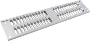Front panel; 2U; Panel colour: grey
