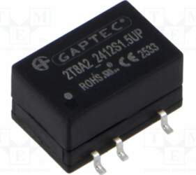 GAPTEC Electronic Converter: DC/DC; 2W; Uin: