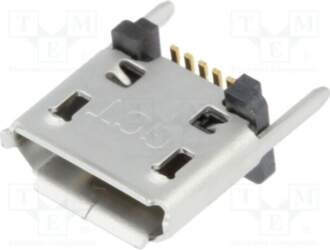GCT Connector: USB B micro; socket