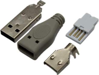 GOOBAY Connector: USB A; plug; for