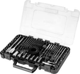 GRAPHITE Drill bit set, sockets, 90