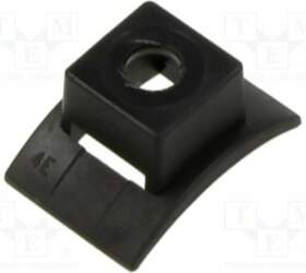 HELLERMANNTYTON Holder; screw; black; cable ties