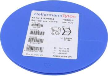 HELLERMANNTYTON Markers; Marking: D; 1÷3mm; PVC