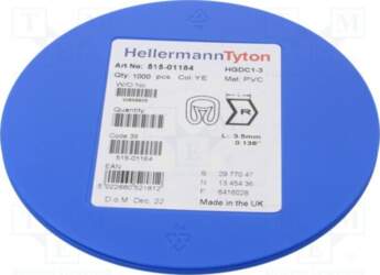 HELLERMANNTYTON Markers; Marking: R; 1÷3mm; PVC
