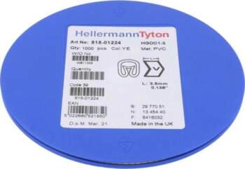 HELLERMANNTYTON Markers; Marking: V; 1÷3mm; PVC
