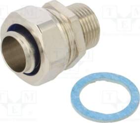 HELLERMANNTYTON Straight terminal connector; Thread: metric