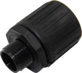HELLERMANNTYTON Straight terminal connector; Thread: metric