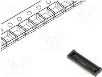 HIROSE Connector: PCB to PCB; socket