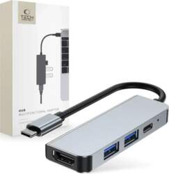 HUB Tech-Protect V2 4in1 USB-C -