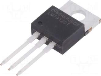IC: voltage regulator; fixed; -12V; 1
