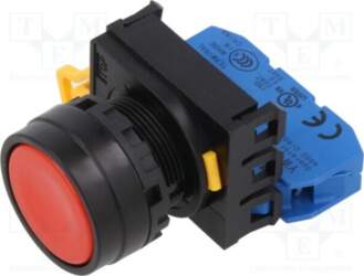 IDEC Switch: push-button; 22mm; Stabl.pos: