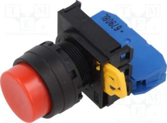 IDEC Switch: push-button; 22mm; Stabl.pos: