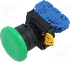 IDEC Switch: push-button; 22mm; Stabl.pos: