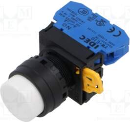 IDEC Switch: push-button; 22mm; Stabl.pos: