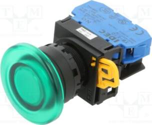 IDEC Switch: push-button; 22mm; Stabl.pos: