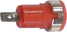 IEC1010 BINDING POST, FASTON - RED