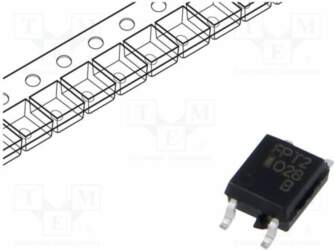ISOCOM Optocoupler; SMD; Ch: 1; OUT: