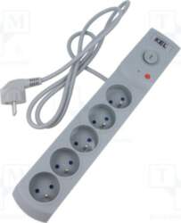 KEL Plug socket strip: protective; Sockets: