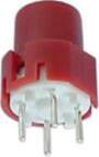 KEY SWITCH ROUND 9.0mm RED