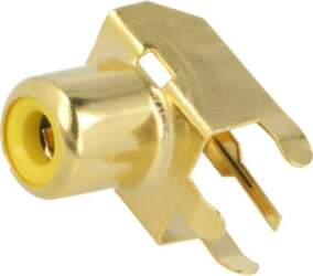 KEYSTONE Connector: RCA; socket; female; angled