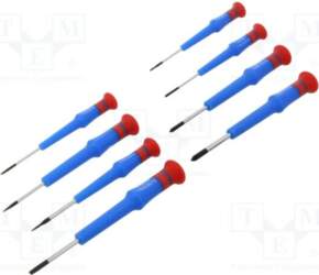 KING TONY Screwdriver: precision-set; precision; Phillips