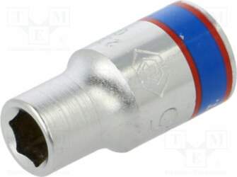 KING TONY Socket: 6-angles; socket spanner