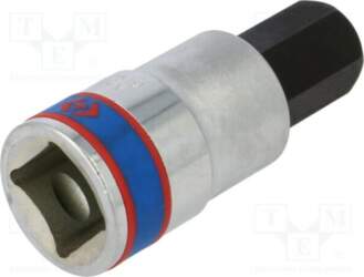 KING TONY Socket: hex key-bit; HEX