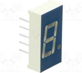 KINGBRIGHT ELECTRONIC Display: LED; 7-segment; 10