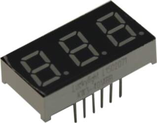 KINGBRIGHT ELECTRONIC Display: LED; 7-segment; 14