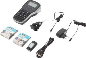 Label printer; Keypad: QWERTY; LabelManager; Display: