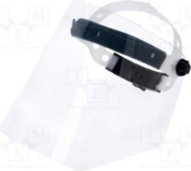 LAHTI PRO Face protection; 1mm; hinged