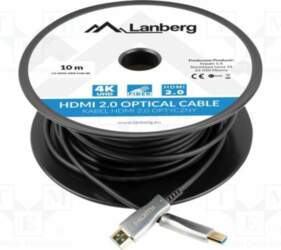 LANBERG Cable; HDMI plug,both sides