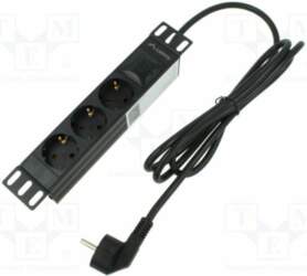 LANBERG Plug socket strip: protective; Sockets: