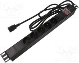 LANBERG Plug socket strip: protective; Sockets: