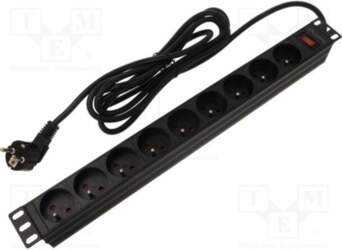 LANBERG Plug socket strip: protective; Sockets: