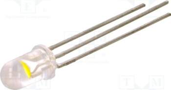 LITEON LED; red/cold white; 5mm; 30°