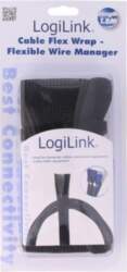 LOGILINK Braid; PET; black; L: 1