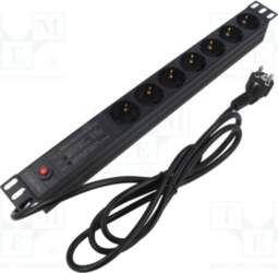 LOGILINK Plug socket strip: protective; Sockets: