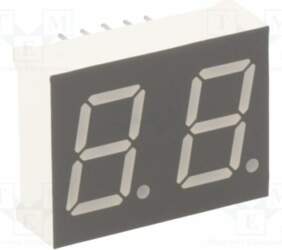 LUCKY LIGHT Display: LED; 7-segment; 12