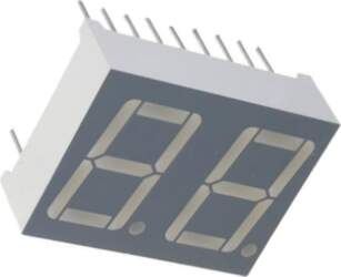 LUCKY LIGHT Display: LED; 7-segment; 14mm