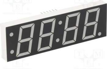 LUCKY LIGHT Display: LED; 7-segment; 24mm