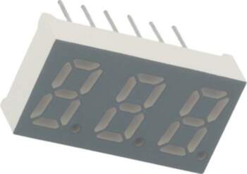 LUCKY LIGHT Display: LED; 7-segment; 8mm