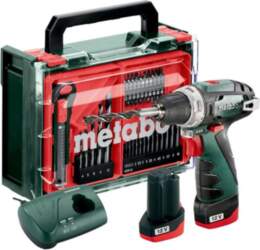 METABO. SCREWDRIVER BS BASIC SET 12V