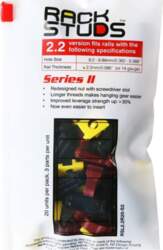 Minkels RACKSTUDS 2.2MM RED 20