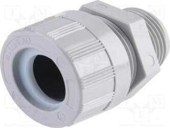 MOLEX Cable gland; NPT1"; polyamide; grey