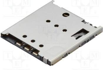 MOLEX Connector: for cards; microSD; shielded