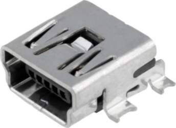 MOLEX Connector: USB B mini; socket