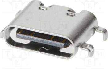 MOLEX Connector: USB C; socket; on