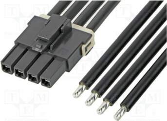 MOLEX PIN: 4; Mega-Fit; 25A; for