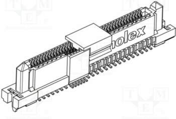 MOLEX PIN: 68; for panel mounting